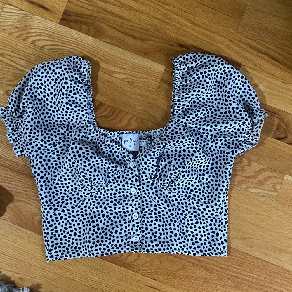 Princess Polly Puff Sleeve Crop Top